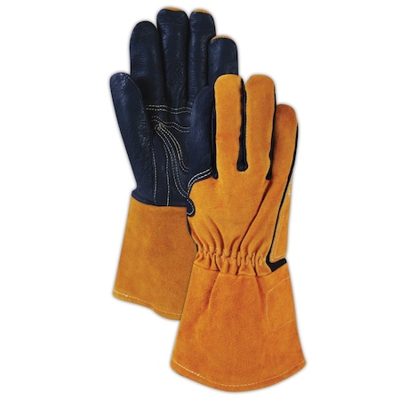 Magid Weld/Heat Gloves, Leather, L, 12 PK T8800-L